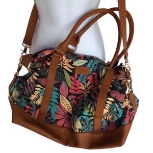 Ulgoo Women’s Floral Weekender/Overnighter in Tropical Floral - Brand New
